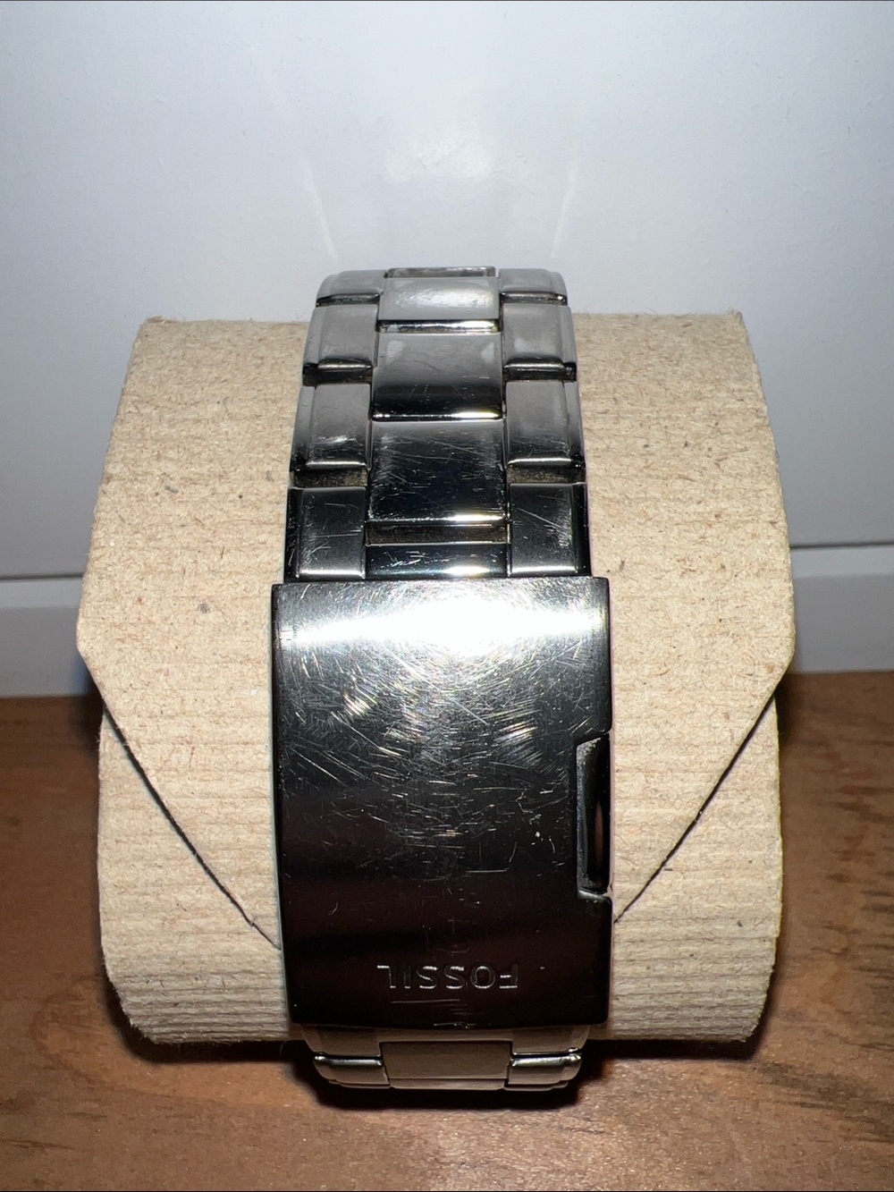 Fossil Silver-Tone Stainless Steel Watch with Gray Dial - Picture 3 of 10
